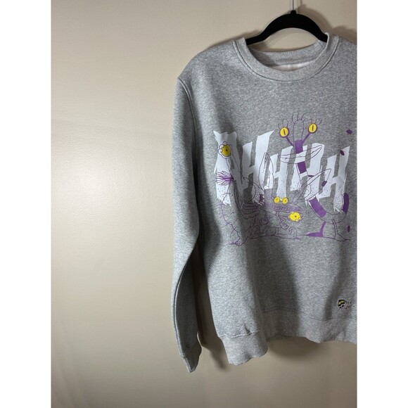 NICKELODEON AAAHH!! REAL MONSTERS Graphic Long Sleeve Sweatshirt Men Medium - Picture 3 of 11